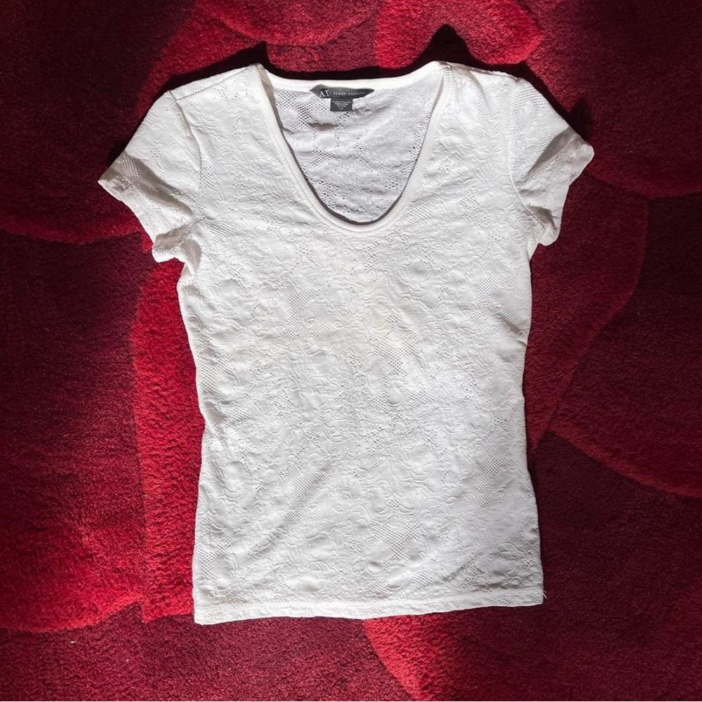 Armani Exchange White Top